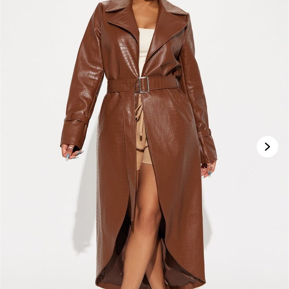 New with Tags Fashion Nova Fatal attraction Trench Coat
